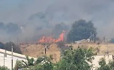 Inferno di fuoco a Realmonte, fiamme e panico a Punta Grande: piromane devasta ettari di vegetazione