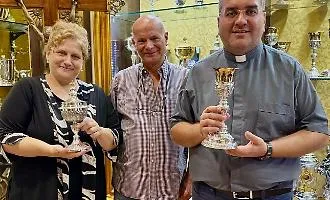 San Giovanni Gemini, un'eredit&agrave; di fede nel nuovo santuario: calice e pisside donati da Irene Catarella
