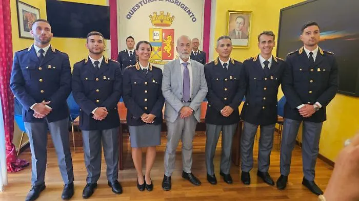 Nuovi commissari alla Questura di Agrigento: rinforzi per la sicurezza in provincia
