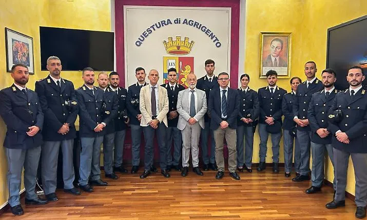 Sicurezza nell'Agrigentino: 15 nuovi agenti rafforzano i Commissariati di Canicatt&igrave;, Licata e Palma